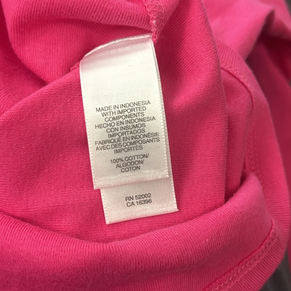 Liz Claiborne Womens Large Pink Blouse V-Neck - Picture 9 of 9
